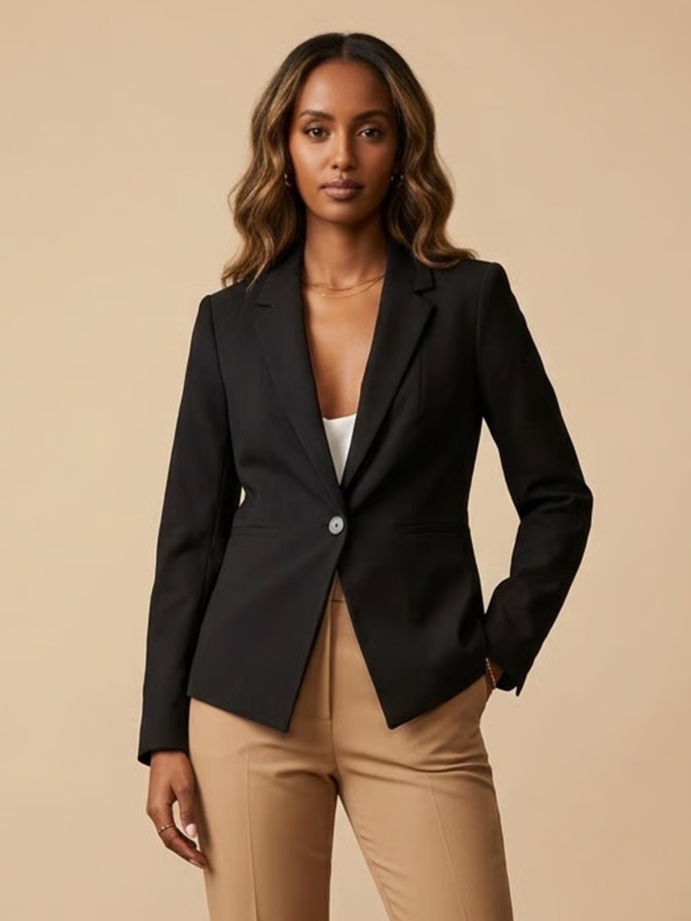 H&M | Black Structured Blazer Sz 8